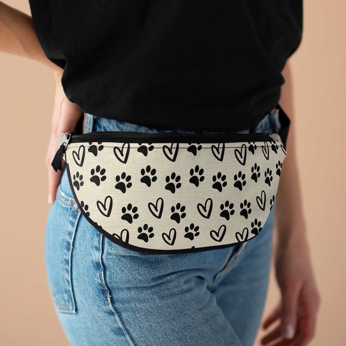 Fanny Paw Design Dog Bag: Gear for Dog Walkers & Travelers | Crossbody Sling, Treat & Poop Bag Holder
