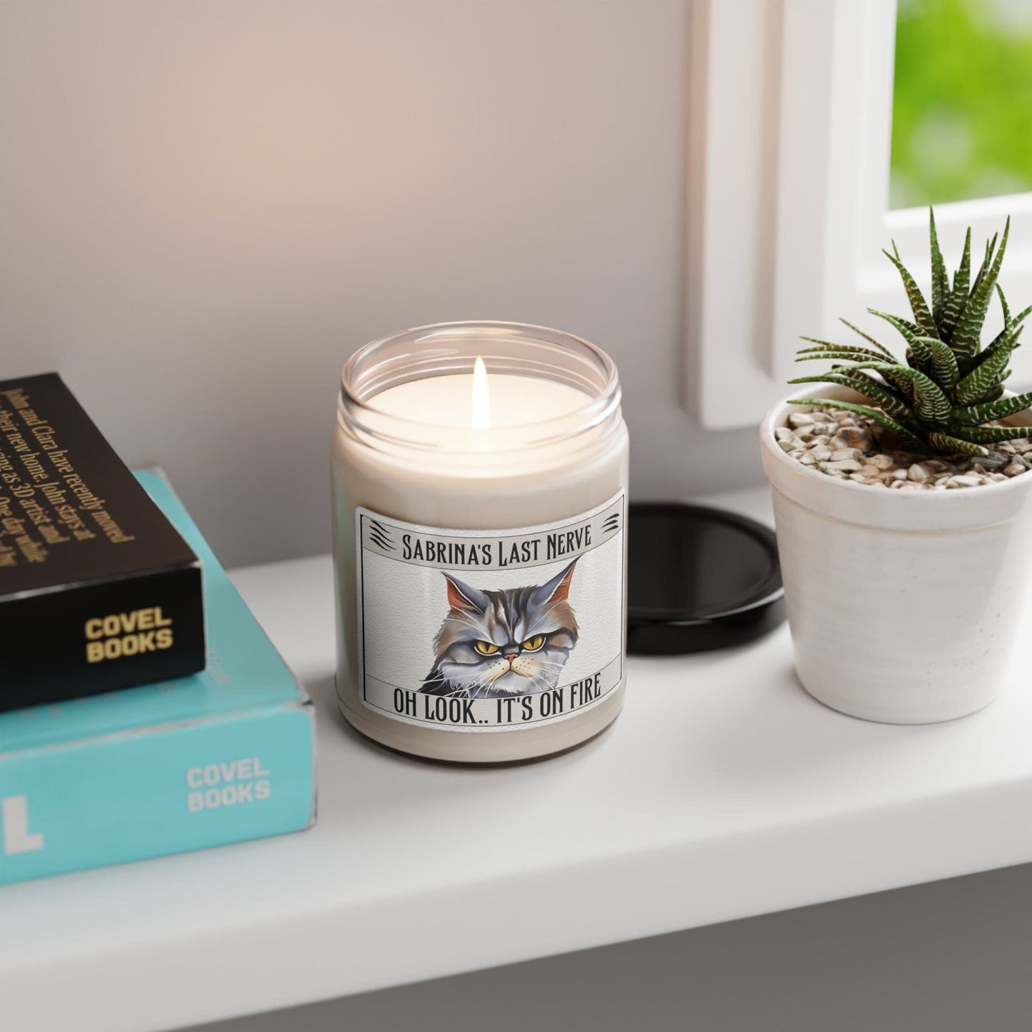Last Nerve Cat Candle, Personalize Funny Candle Gift (Coupon Code:25%OFF)