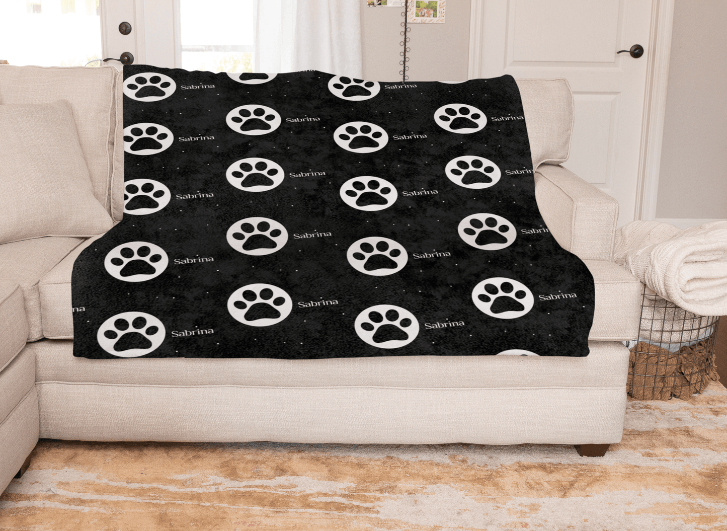 Personalized Dog Name Blanket