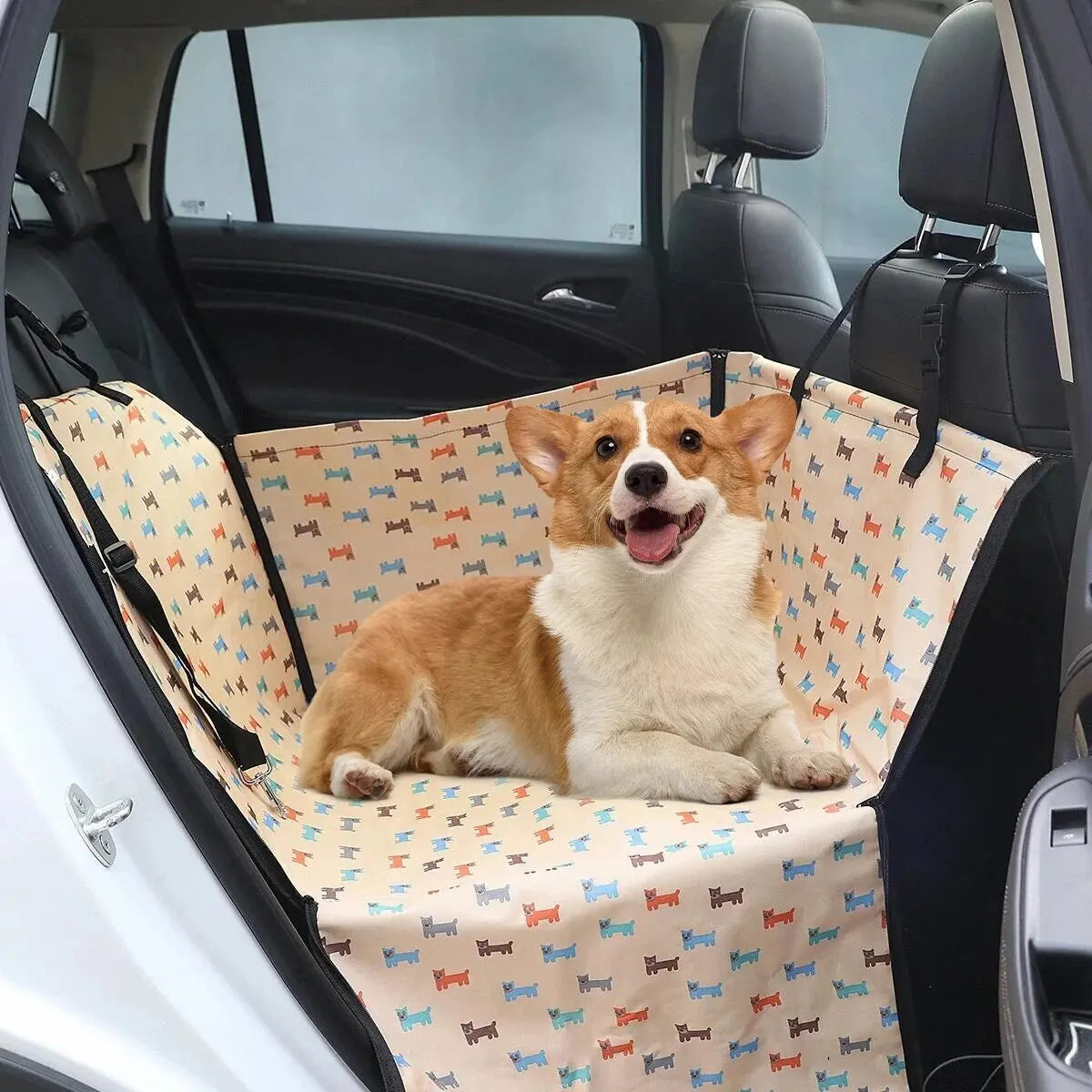 Waterproof Pet Dog Car Seat Cover Hammock Bag: All-Size Comfort & Security