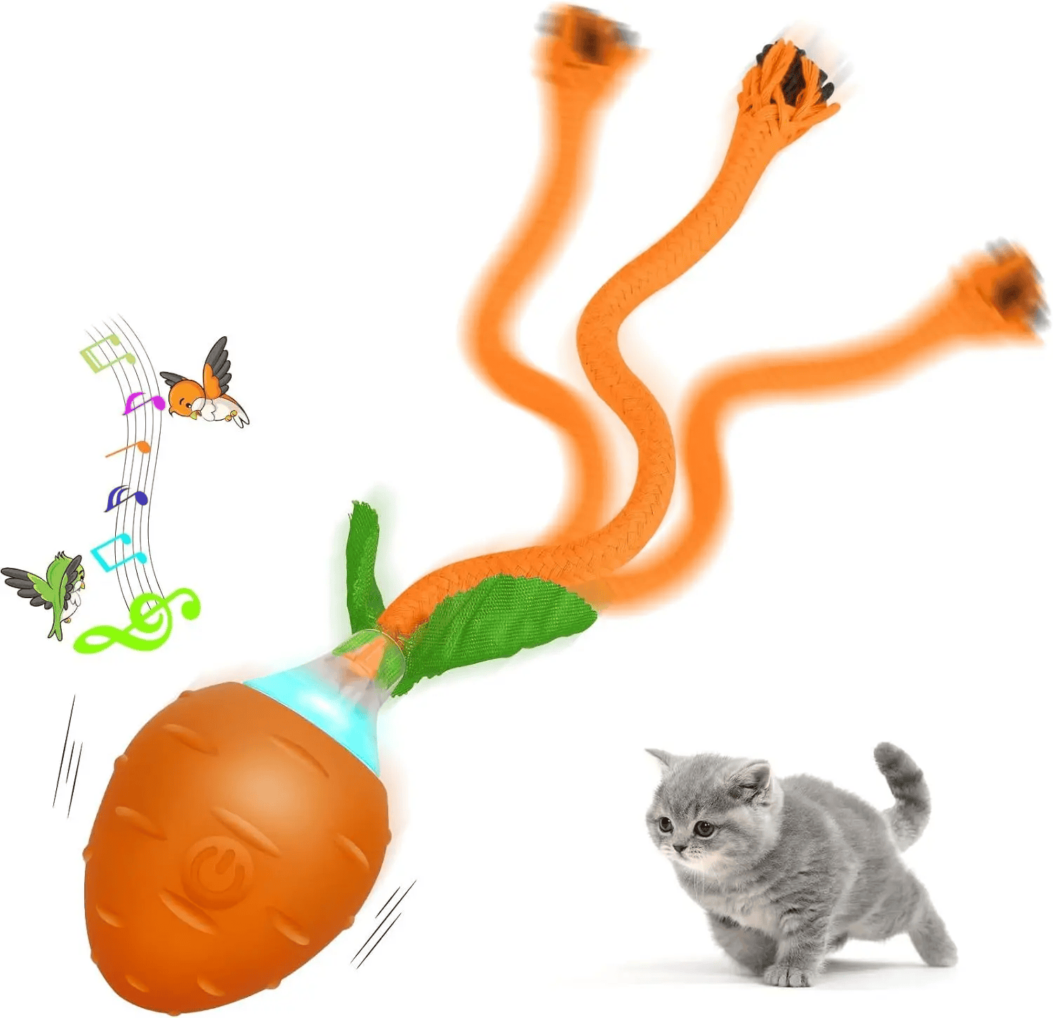 Sheraton Luxuries Cat Toy with Bird Sound Interactive Motion Activated Electric Toy for Hours of Fun