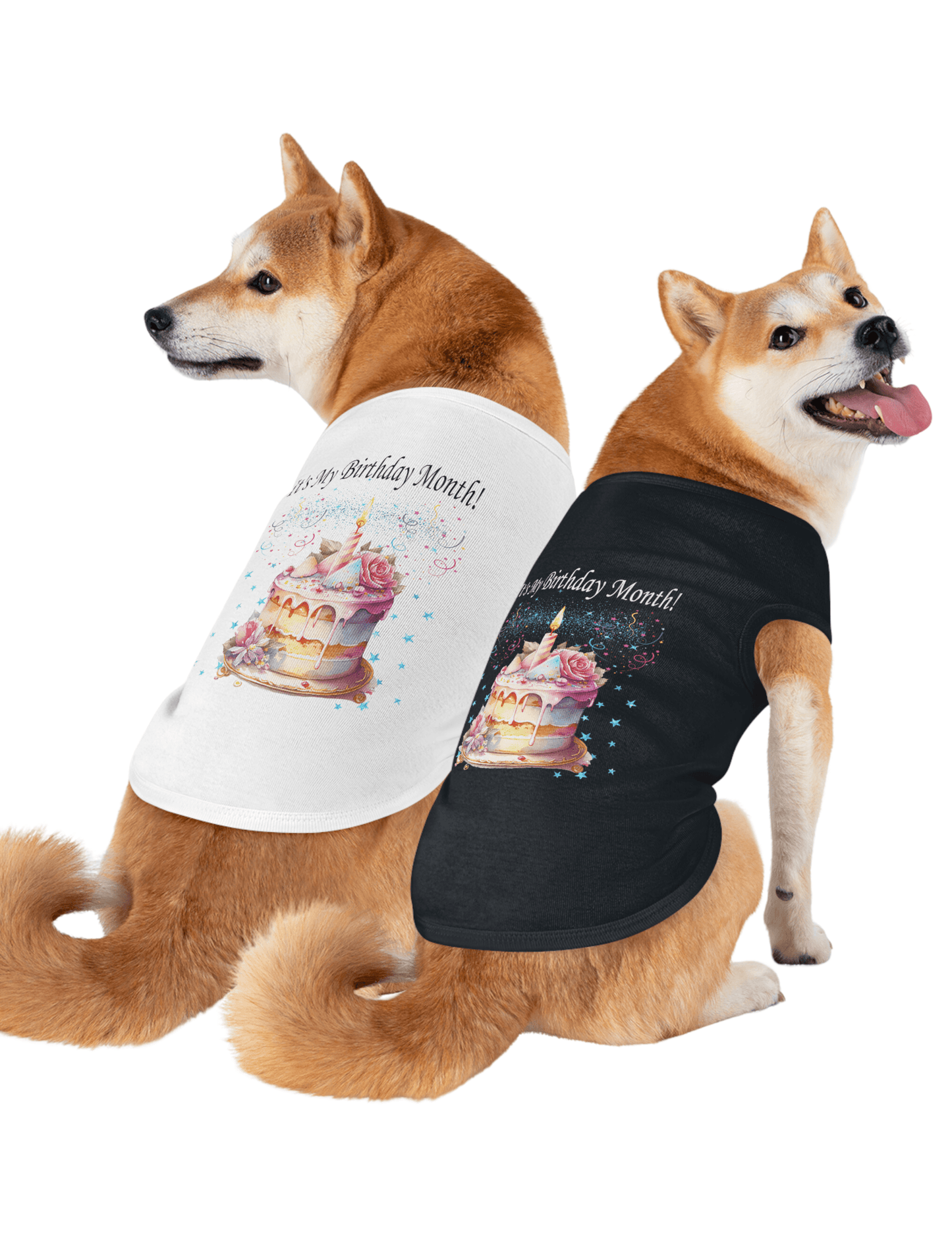 Personalized Dog Birthday Shirt, Cute Dog Tanks, Shirts for cats, Dog Clothes, Cute and Funny Pet Apparel for Small to Large Dogs