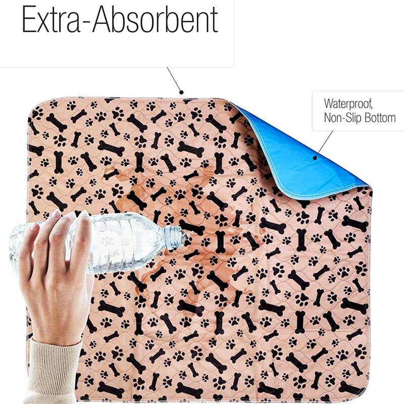 Washable Pee Pads For Dogs-Reusable Puppy Pads Large(soft)-Super Absorbent-Will Not Slip