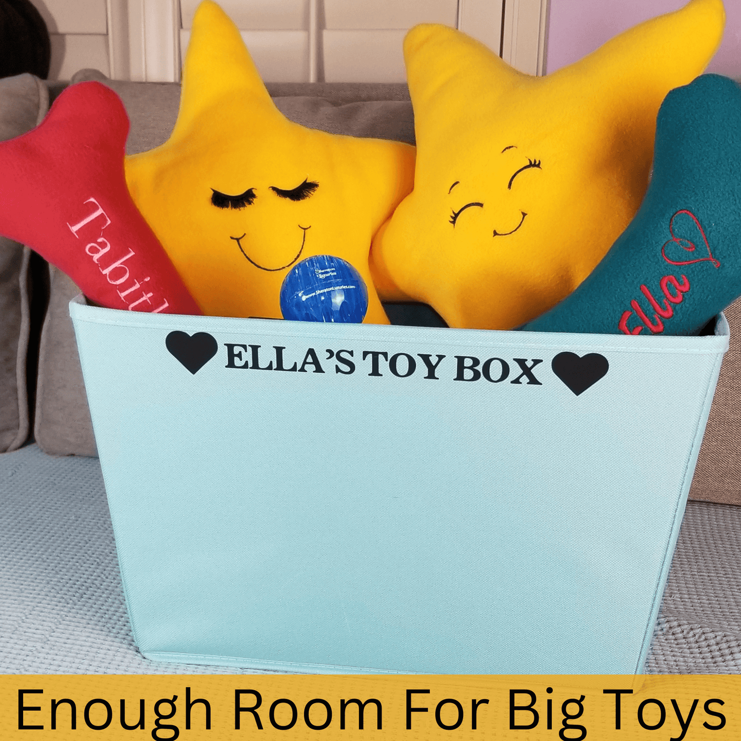 Personalize Dog Toy Basket-Dog Gift-Toy Basket To Organize Toys-New puppy Basket