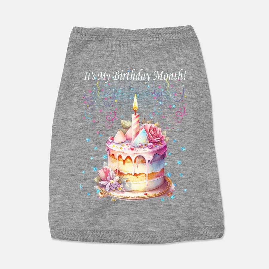 Personalized Dog Birthday Shirt, Cute Dog Tanks, Shirts for cats, Dog Clothes,  Cute and Funny Pet Apparel for Small to Large Dogs