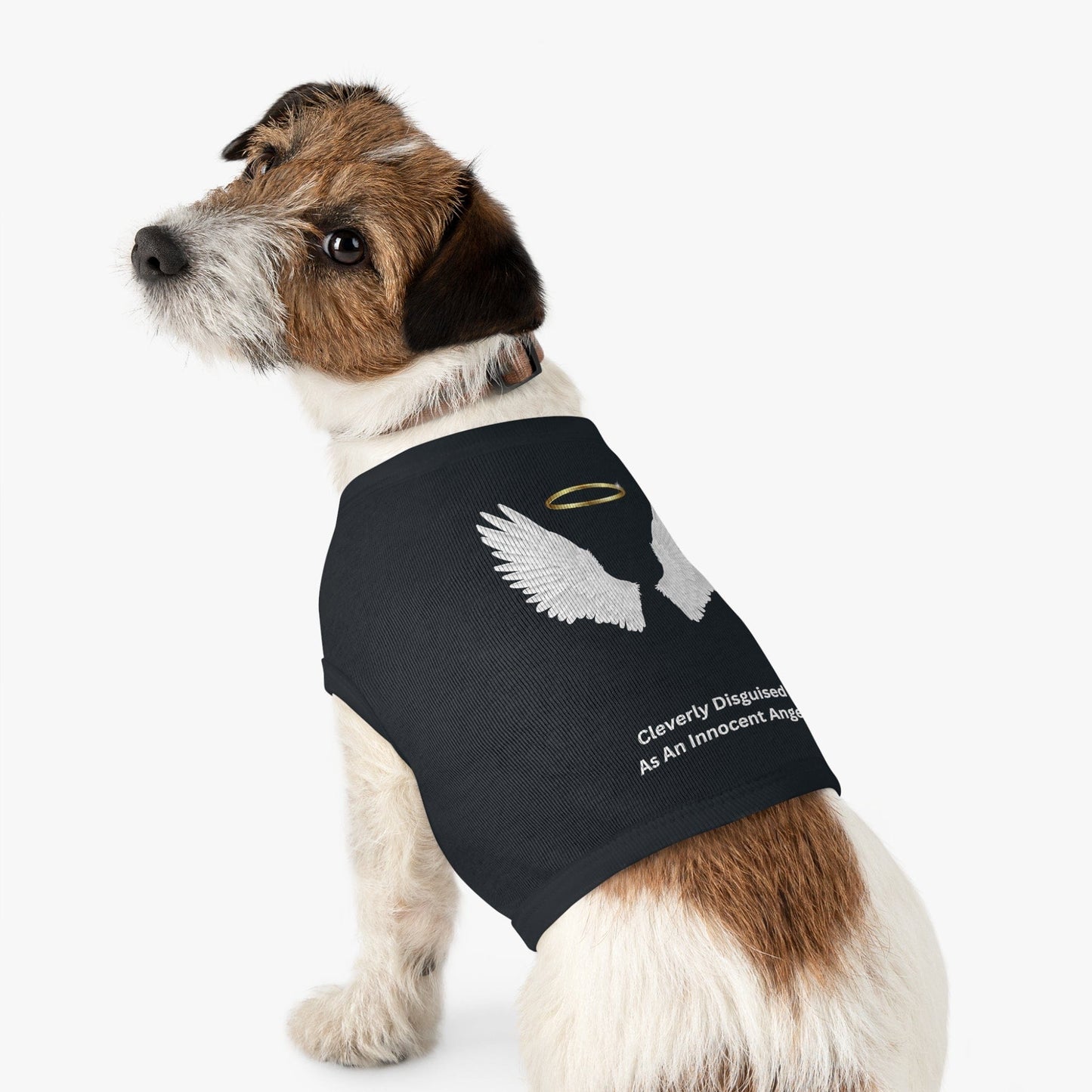 Angel Dog Shirt-Shirt For Dogs-Funny Dog Shirts-Custom Dog Shirts-Shirt For Cats