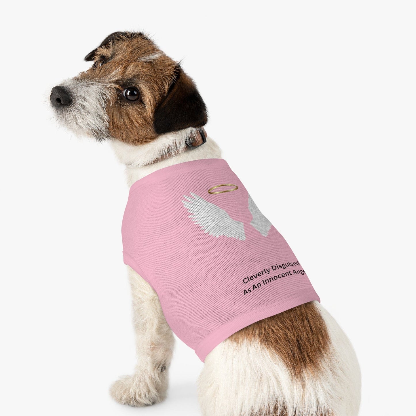 Angel Dog Shirt-Shirt For Dogs-Funny Dog Shirts-Custom Dog Shirts-Shirt For Cats