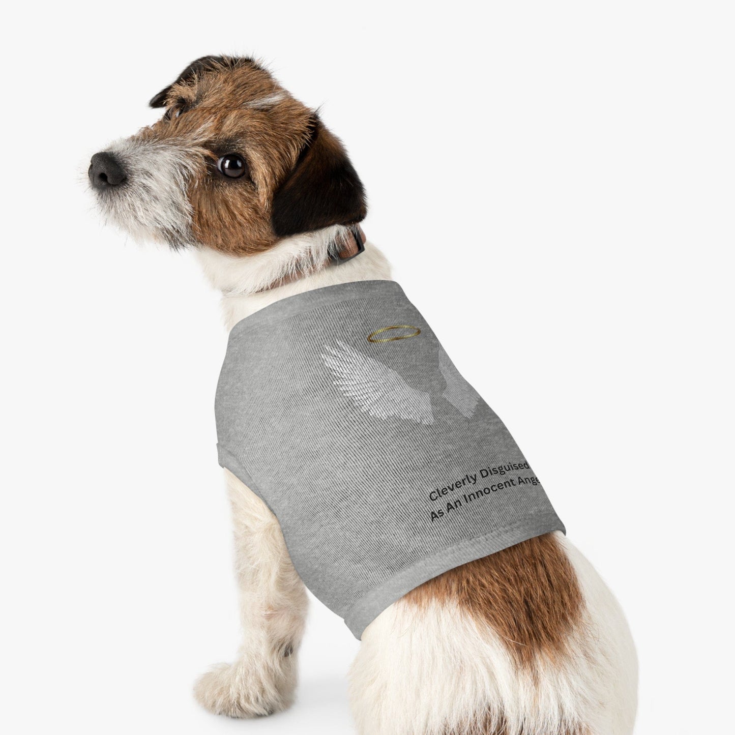 Angel Dog Shirt-Shirt For Dogs-Funny Dog Shirts-Custom Dog Shirts-Shirt For Cats