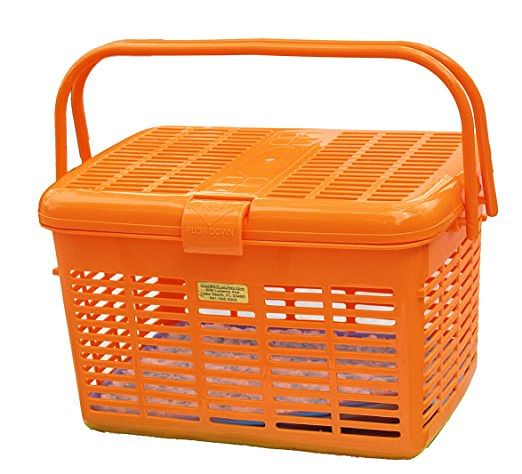 1 Hard Cat Carriers Bed- Wide Top Opening Plastic Carrier Door-Fully Assembled-Easily Place Cat Inside Medium15 3/8"x 11 1/8"x 9 7/8 "
