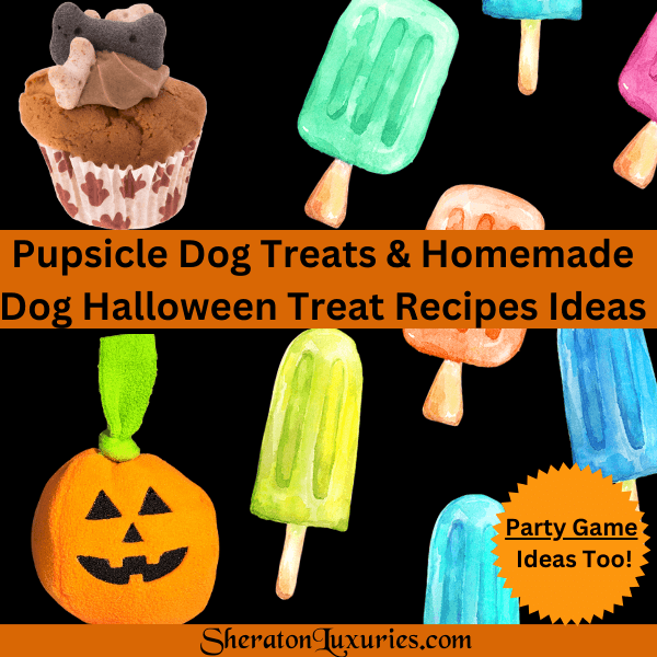 Fun Popsicle Dog Treats & Homemade Dog Halloween Treat Recipes