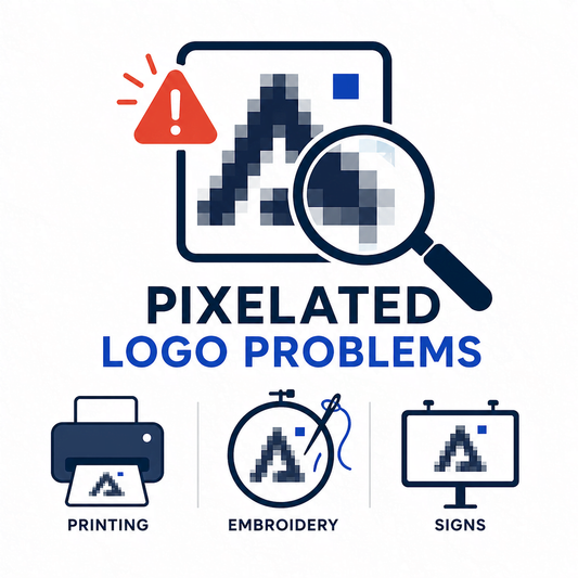How To Fix a Pixelated Logo For Printing, Embroidery & Signs