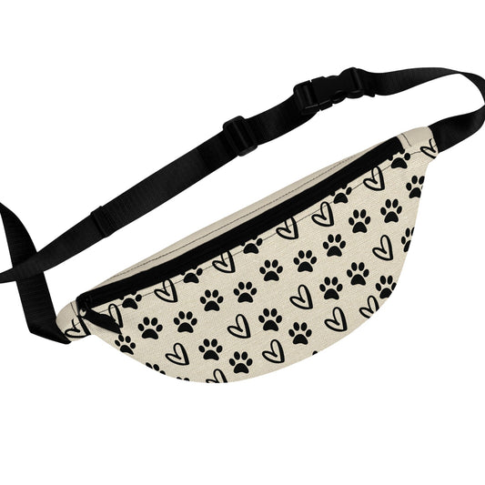 Fanny Paw Design Dog Bag: Gear for Dog Walkers & Travelers | Crossbody Sling, Treat & Poop Bag Holder