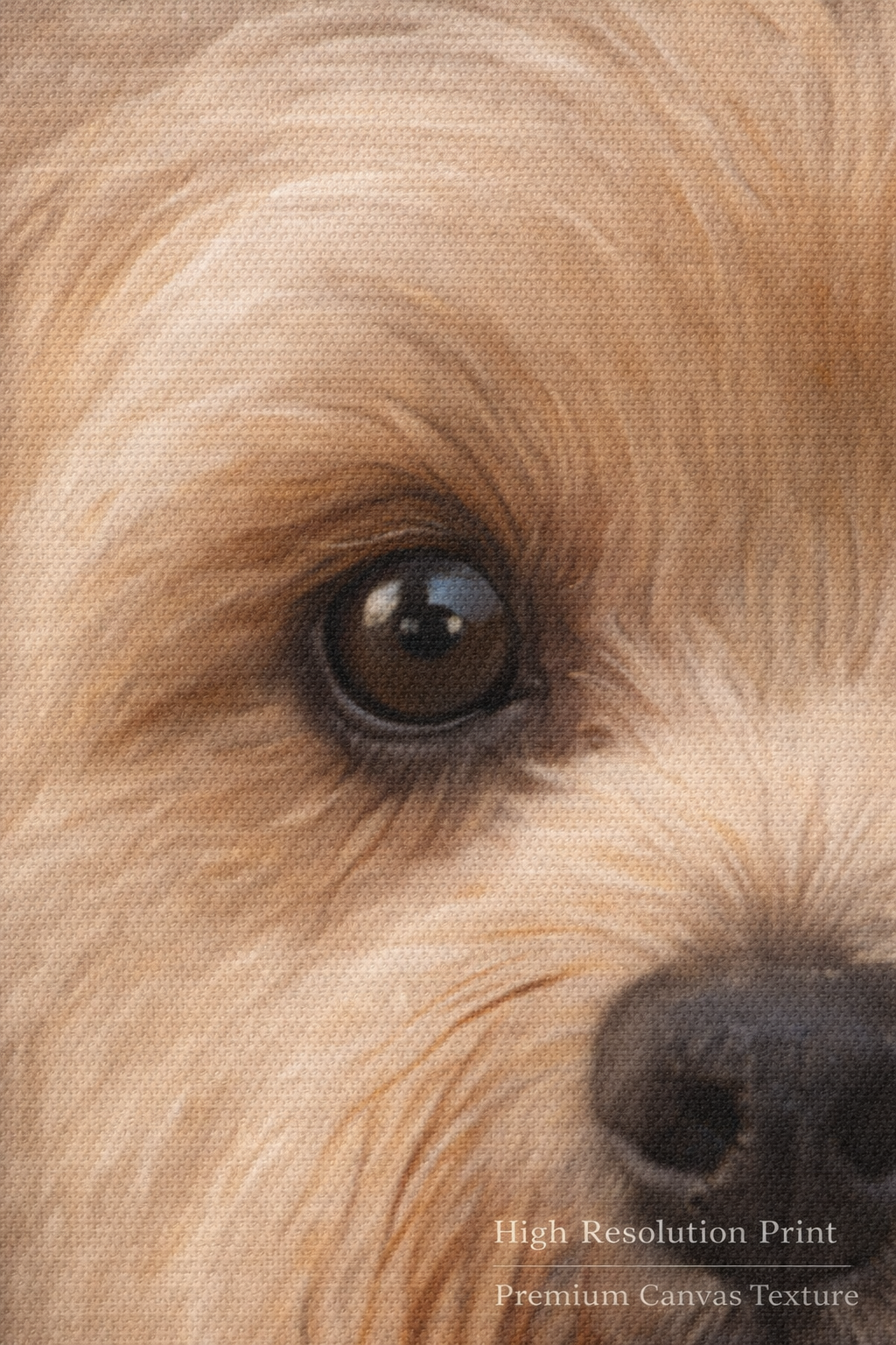 Custom Pet Portrait Canvas from Photo – Personalized Dog or Cat Portrait, Multi-Pet Option, Gallery Style Wall Art & Memorial Gift