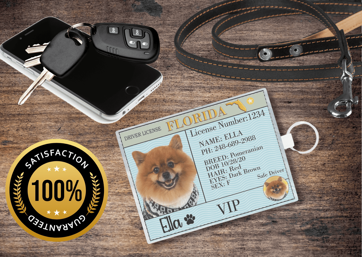 Pet ID License & Hands-Free Wallet : Your Fast Pass for Seamless Pet Travel