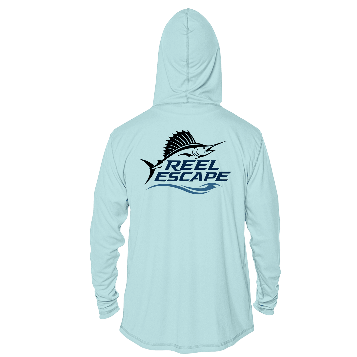 Custom Boat Logo Sun Hoodie | Personalized UPF 50+ Fishing Shirt