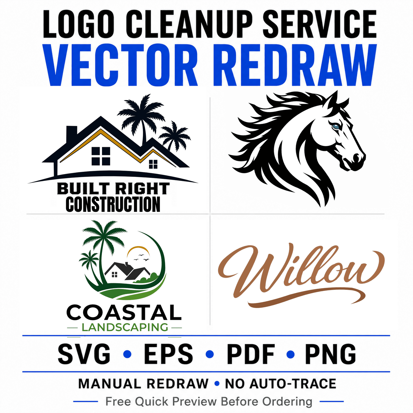 Convert Logo Into Vector | Hand-Redrawn Vector Files for Print, Embroidery & Vinyl
