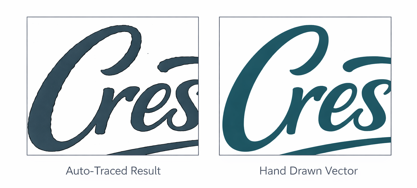 Convert JPG or PNG Logo to Vector | Embroidery-Ready Logo Design Redraw