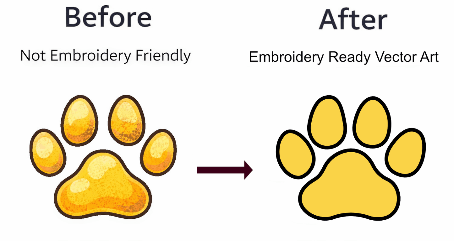 Convert JPG or PNG Logo to Vector | Embroidery-Ready Logo Design Redraw