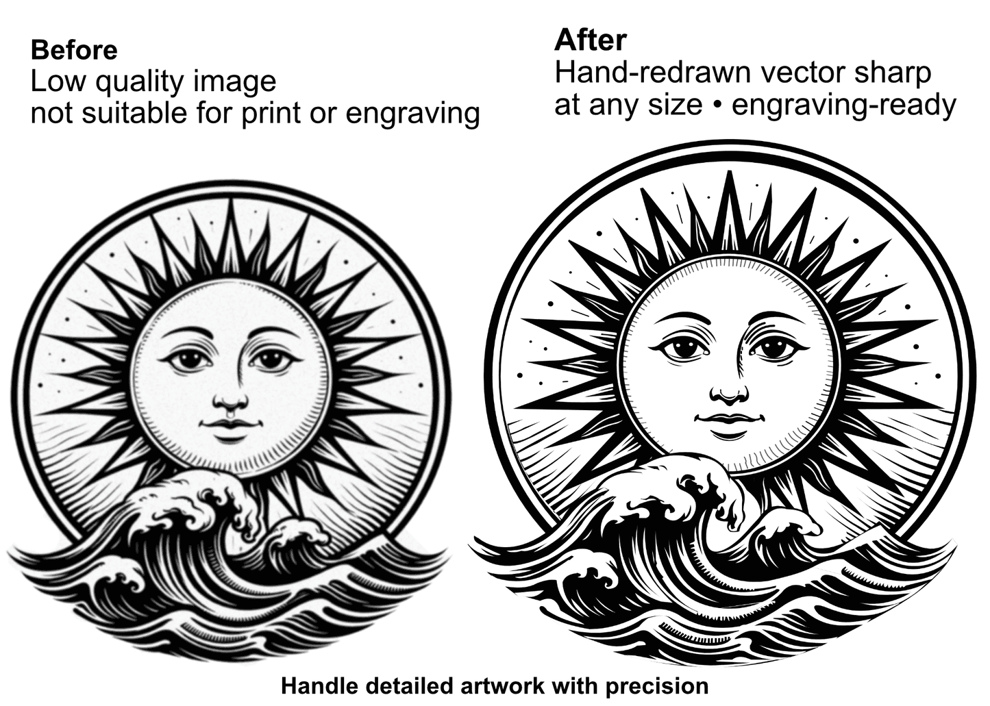 Convert Logo Into Vector | Hand-Redrawn Vector Files for Print, Embroidery & Vinyl