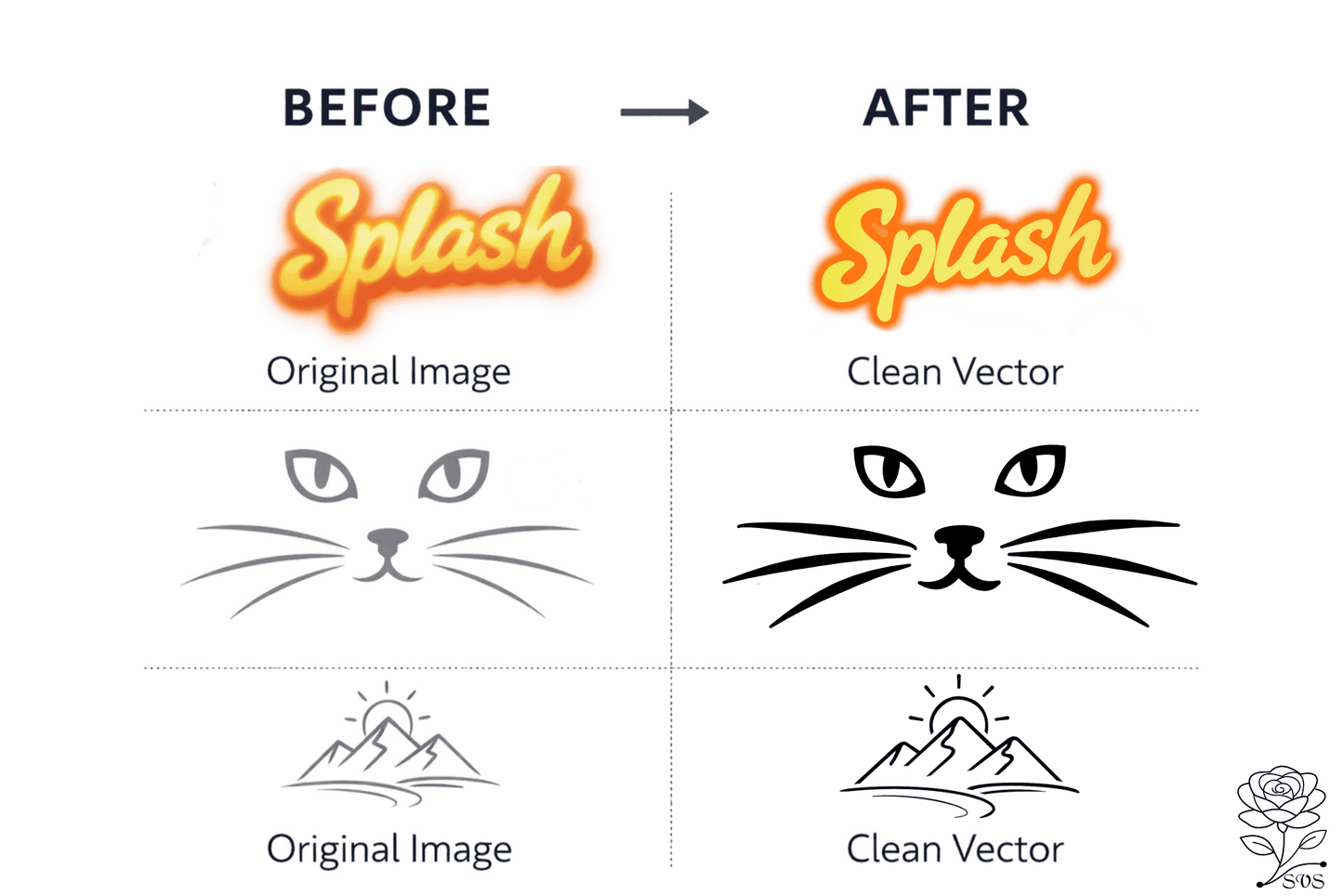 Convert Logo Into Vector | Hand-Redrawn Vector Files for Print, Embroidery & Vinyl