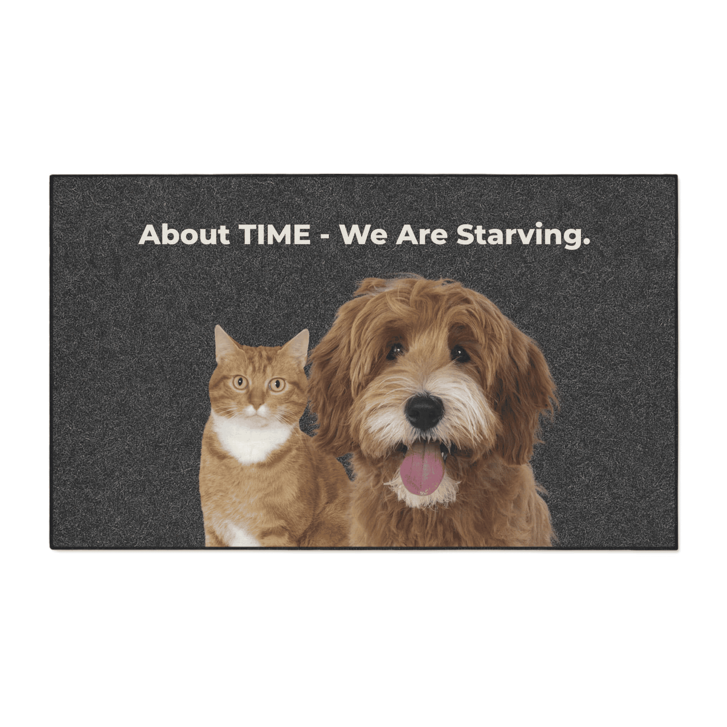 Custom Pet Doormat with Photo, Personalized Dog & Cat Welcome Mat, Funny Front Door Rug, Non-Slip Indoor Outdoor Mat, Gift for Pet Lovers