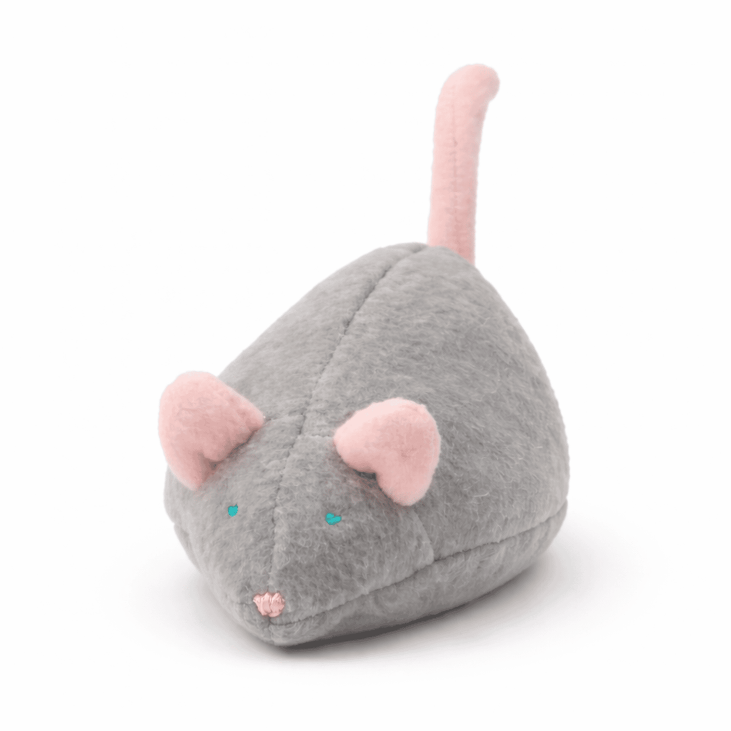 Soft Plush Dog Toy-Stuffed Mouse Squeaky Toy-Handmade Dog Toy Gift-New Puppy Gift-Cute Cat Toy-Dog Adoption Gift-Unique Dog Toy Made In USA