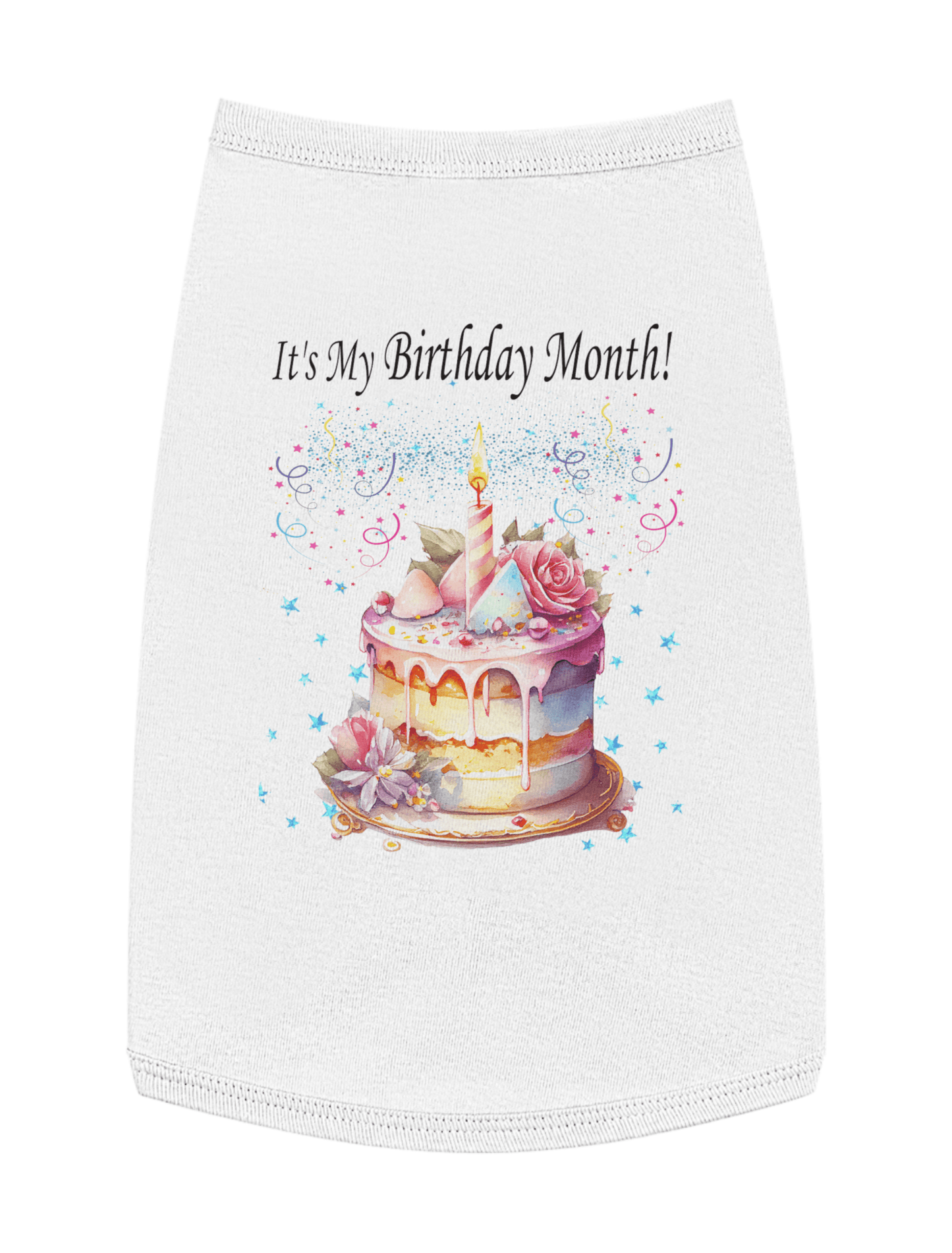 Personalized Dog Birthday Shirt, Cute Dog Tanks, Shirts for cats, Dog Clothes,  Cute and Funny Pet Apparel for Small to Large Dogs