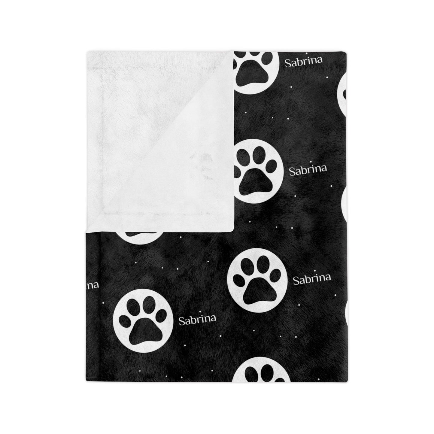 Personalized Dog Name Blanket-Custom Plush Minky Dog  Blanket Soft-Gift for Dog Lovers